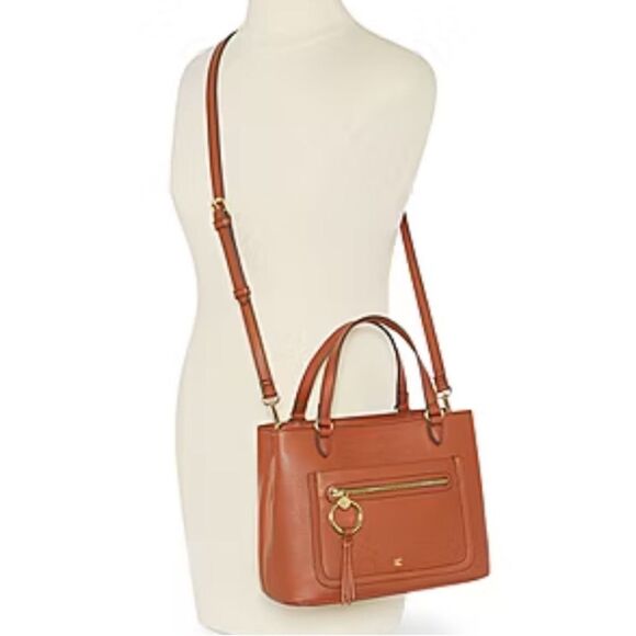 LC Black Pebbled Faux Leather Ingrid Mini Shopper Tote Crossbody Bag - Picture 16 of 16